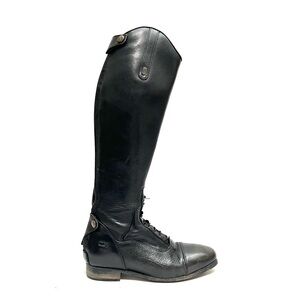 TREADSTEP | Vintage 1990s women’s black leather knee high field riding boots